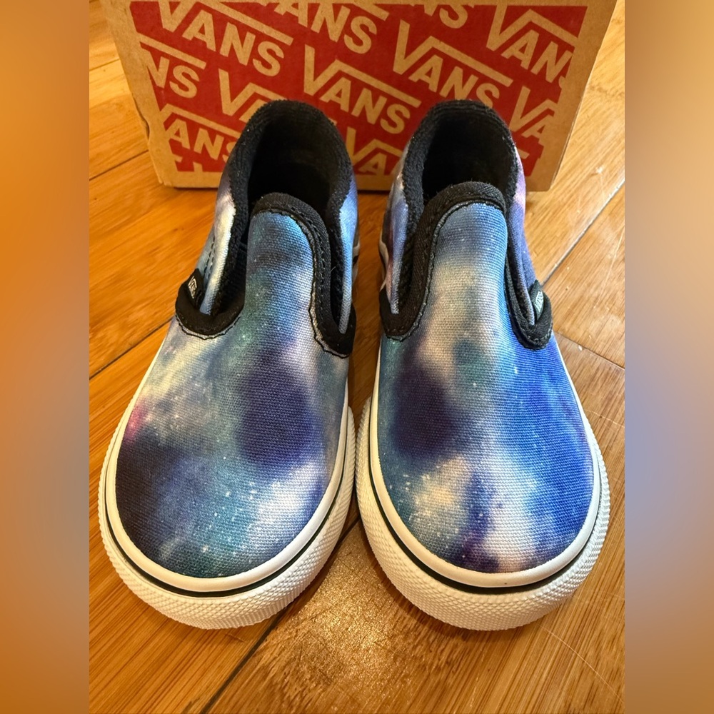 Vans Galaxy Print Slip-On Sneakers toddler